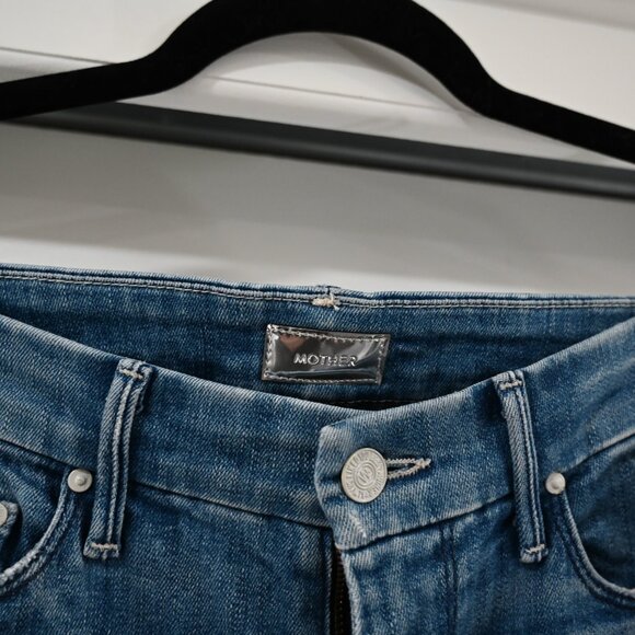 Mother Size 26 The Looker in Graffiti Girl Destroyed Skinny Jean - Picture 14 of 14